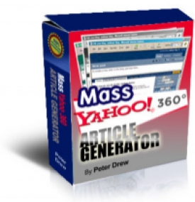 Mass Yahoo! 360 Article Generator